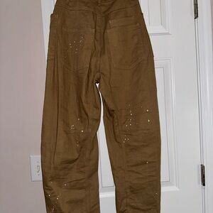 Women’s Paint Splattered Barrel Jeans